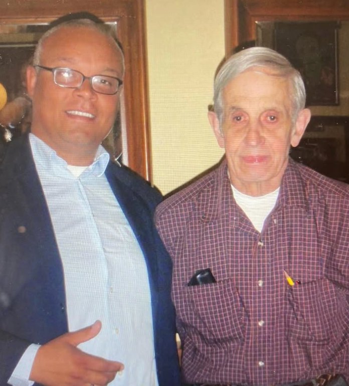 Prof. Dr. John Forbes Nash Jr. und Prof. Dr. Thomas Alexander Frank im Gespräch, 2013